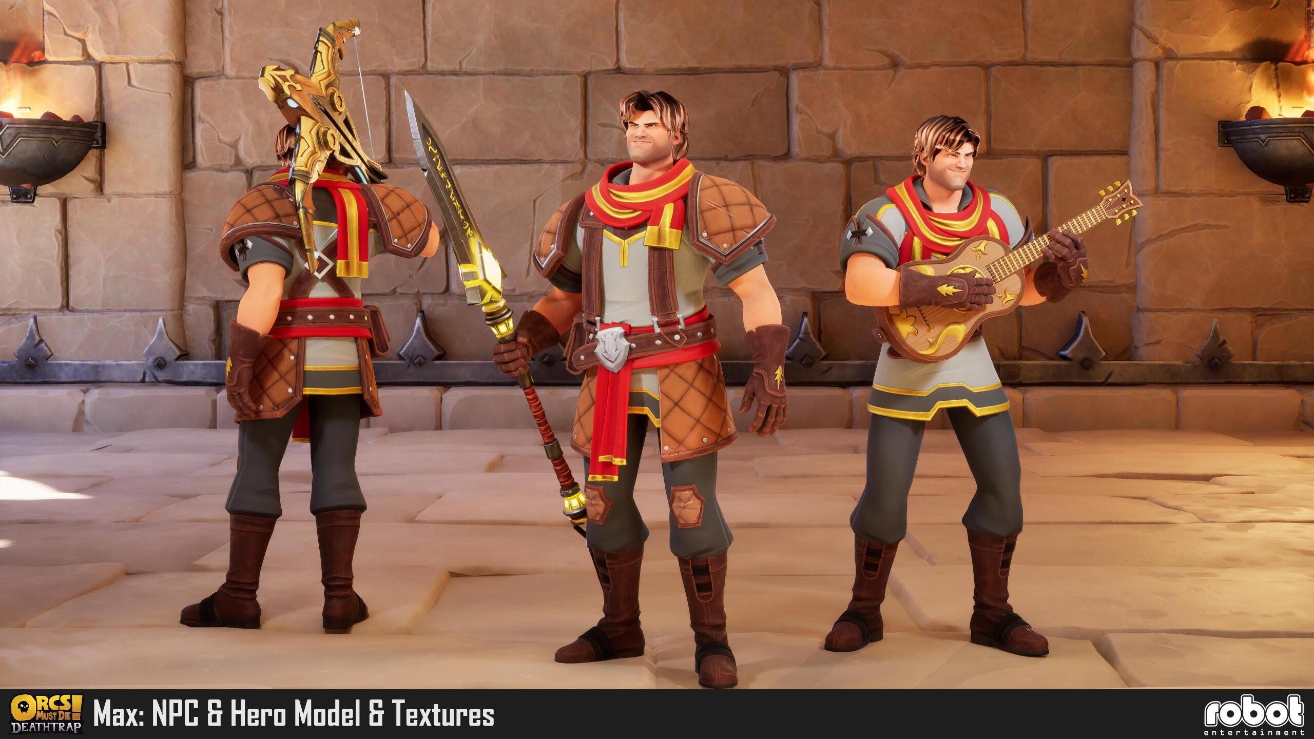 Max the Hero and NPC